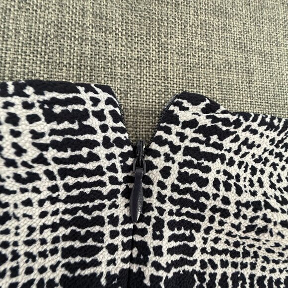 NEW! Lucy Paris Tie-Front Romper Plaid Long sleeve Large Navy & White‎ Lined - Picture 14 of 15